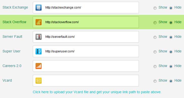 stack overflow link undefined in html signature