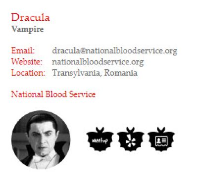 Dracula - Formal 2  Template