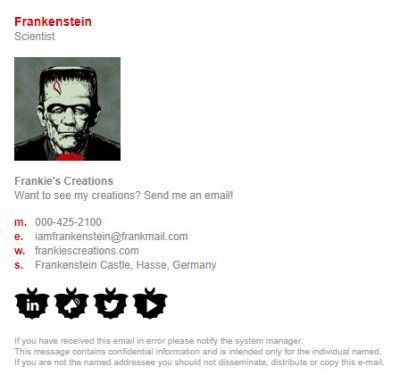 Frankenstein - Div Party Template