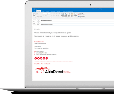 email signatures for car dealers