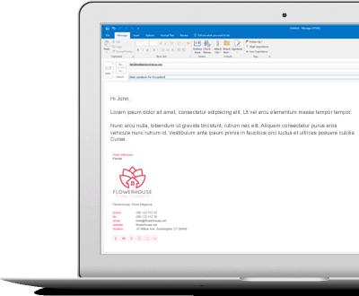 email signatures for florists