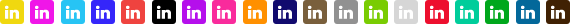 linkedin icon color icons