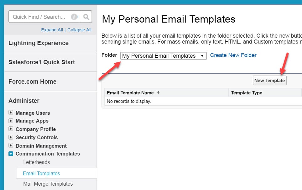 build your email template