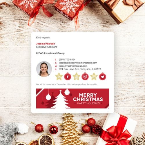 Christmas Email Signature Templates