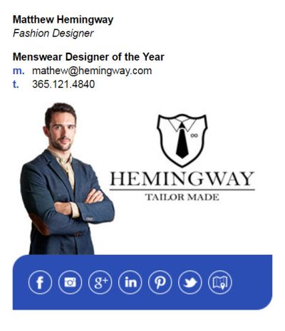 Hemingway Tailors - Market Me Template