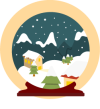 Snow Ball Christmas Icon 2014