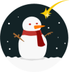 Snowman Christmas Icon 2014